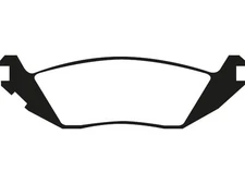 Rear Brake Pad Set For 2002-2010 Dodge Ram 1500 2003 2004 2005 2006 2007 CW642DN