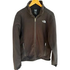 The North Face Fleece Jacket Mens M Black Full Zip Outdoor Hiking Lightweight