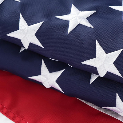 American Flags for outside 2X3 FT, Deluxe Embroidered Heavy Duty Spun Polyester