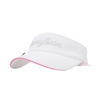 Genuine PEARLY GATES GOLF Womens Dot Logo Sun Visor & Bunny Ball Marker 