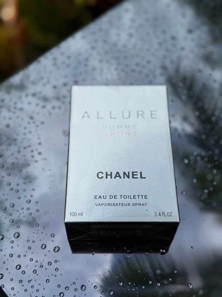Chanel Allure Homme Sport Eau De Toilette 3,4 oz 100 ml spray para hombre Foto 2 de 3