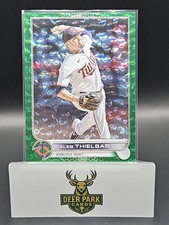 2022 Topps Update CALEB THIELBAR💥/499 Green Crackle Foil Minnesota Twins #US191