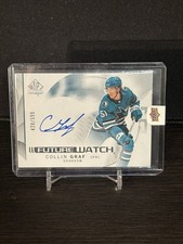 2024 UPPER DECK SP AUTHENTIC #144 COLLIN GRAF HORIZONTAL FUTURE WATCH AUTO /599