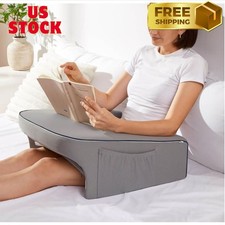 Reading Pillow for Bed, Gaming Pillow for Lap, Petite Adults, Teens Arm Rest