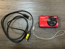 Samsung ST45 Digital Camera 12.2MP Red Tested Read ST 45 W/ Charger  Battery