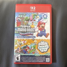 Super Mario Bros. Wonder + Meetup in Bellabel Park Nintendo Switch 2 Edition NEW