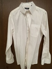 Cotton blend men's dress shirt size L - 16.5 34/35, Nautica modern fit