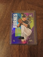 2019 TOPPS FIRE Corbin Burnes #68 PURPLE VARIATION Rookie Brewers /99