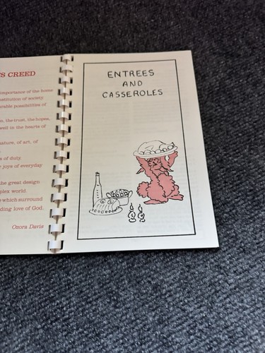 Vintage Church Community Spiral Bound Cookbooks Assorted Lot of 4 Recipe Book - Picture 4 of 20