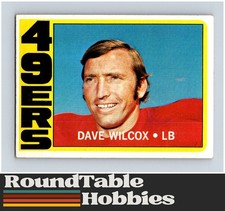 1972 Topps Football San Francisco 49ers Dave Wilcox #69
