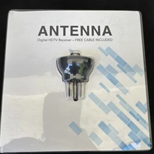 Antenna Digital HDTV Receiver With Coaxial Cable Manual Rual Television Radio