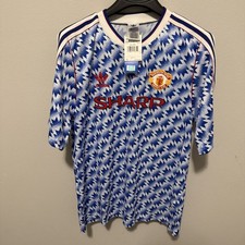 adidas Manchester United 1990-92 Retro Away Jersey Men’s L JM5495 NWT Reissue