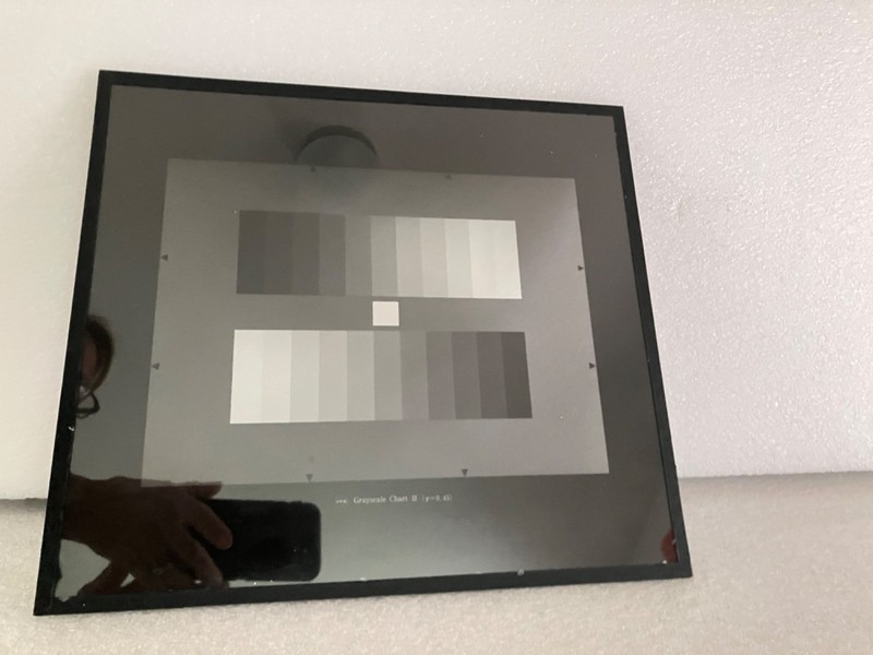 Grayscale Chart II  (y=0.45) 11x14" Glass