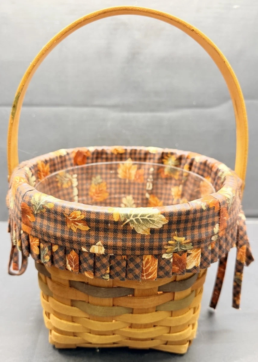 Basket With Liner In Longaberger Baskets (2000-2004) for sale | eBay
