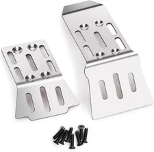 LSG RC Chassis Armor Protection Guard Board Plate Stainless Steel Front Rear... 