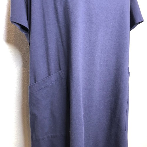 Eileen Fisher marineblau Tasche vorne Strick Tunika Top/Kleid Gr. Small - Bild 3 von 11