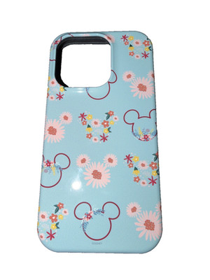 iPhone 14 Pro Disney Mickey Mouse Flowers and Daisy Print Case