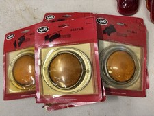 Vintage Grote 40233-5 Aluminum 3 Round Amber Mountable Reflector Nos Vintage Grote 40233-5 Aluminum 3 Round Amber Mountable Reflector Nos