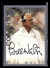 2000 Fleer Greats of the Game Bill Walsh Autograph Auto 49ers RP488