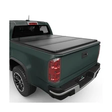 AUTOSAVER88 FRP Hard Tri-fold Truck Bed Tonneau Cover Compatible with Chevy C...