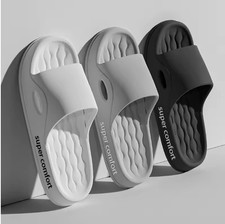 Mens Ladies Sliders Extra Soft Anti-Slip Comfy Cloud Pool Slippers Sandals UK