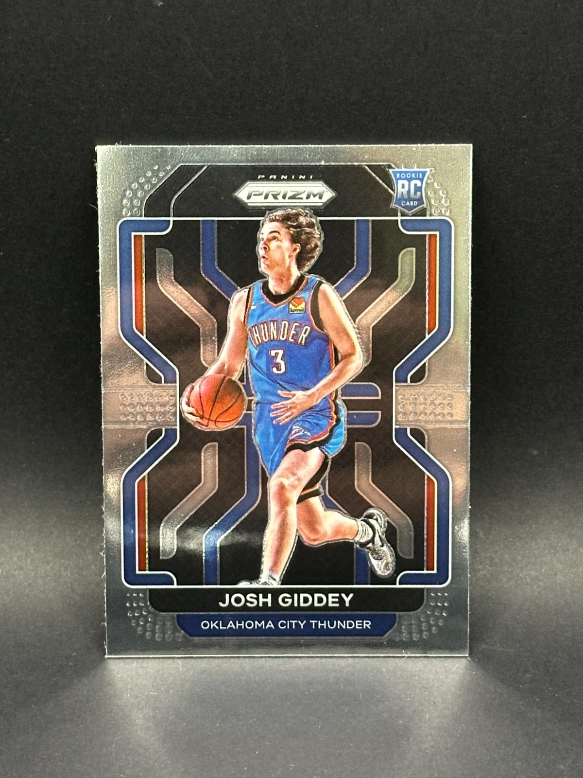 2021-22 Panini Prizm #301 Josh Giddey Rookie RC Silver Thunder ja