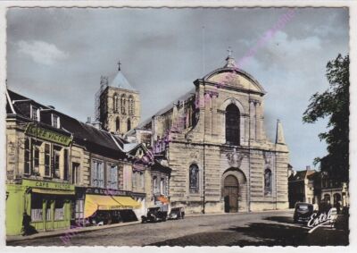 CPSM 76400 FECAMP Dreifaltigkeitskirche Café VICTOR Buchhandlung Autos Edt ESTEL