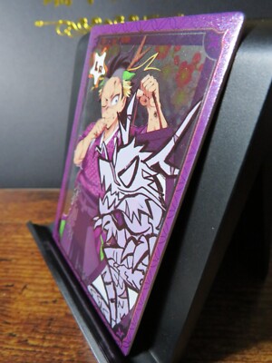 Genya Shinazugawa Demon Slayer LR Rare Card Thick Holo Premium CCG