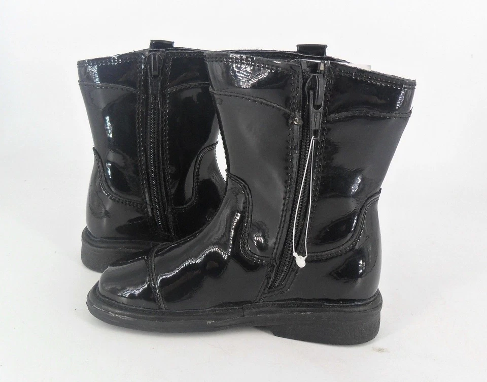 Clarks Gypsy Joy Negro Patente Primera Botas Reino Unido 5.5 UE 22 F Ajuste PVP £24 CHJ08 BB 04 Foto 4 de 4