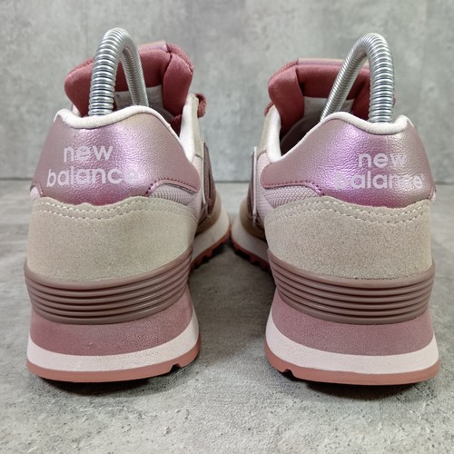 New Balance 515 Women's Pink Beige Suede trainers UK 5.5 - Foto 5 di 13