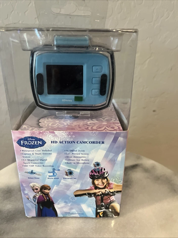 Disney Frozen Video camcorder HD 720P Bicycle Mount Waterproof Children NEW! - Image 4 of 4