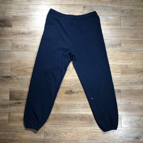 Vtg Jerzees Navy Blue XL Drawstring Sweatpants Made in USA Activewear Running - Picture 2 of 9