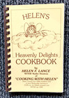 Helen's Heavenly Delights Cookbook Lance WFXW Radio SC 1987 Signed Cooking With