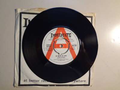 CHARLES DICKENS: So Much In Love-Our Soul Brother Th-U.K. 7'' 1966 Immediate Demo