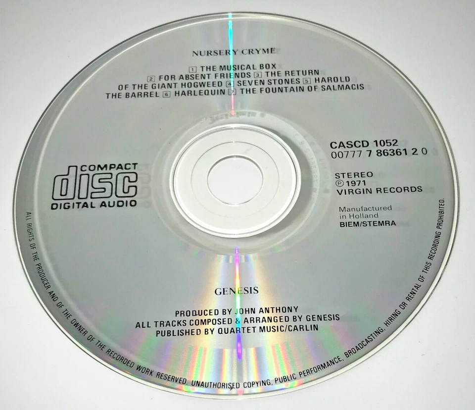 Genesis NURSERY CRIME (C3138) - Bild 3 von 3