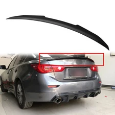 Rear Trunk Spoiler Wing Carbon Color For 2014-2022 Infiniti Q50 JDM PSM STYLE