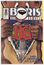 Boris the Bear #4/A VF- 7.5 1986 James Dean Smith Man of Steel Variant Cover