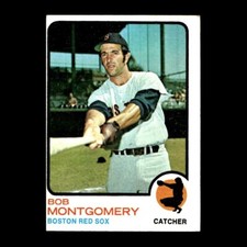 Bob Montgomery 1973 Topps Boston Red Sox #491 Nice R303