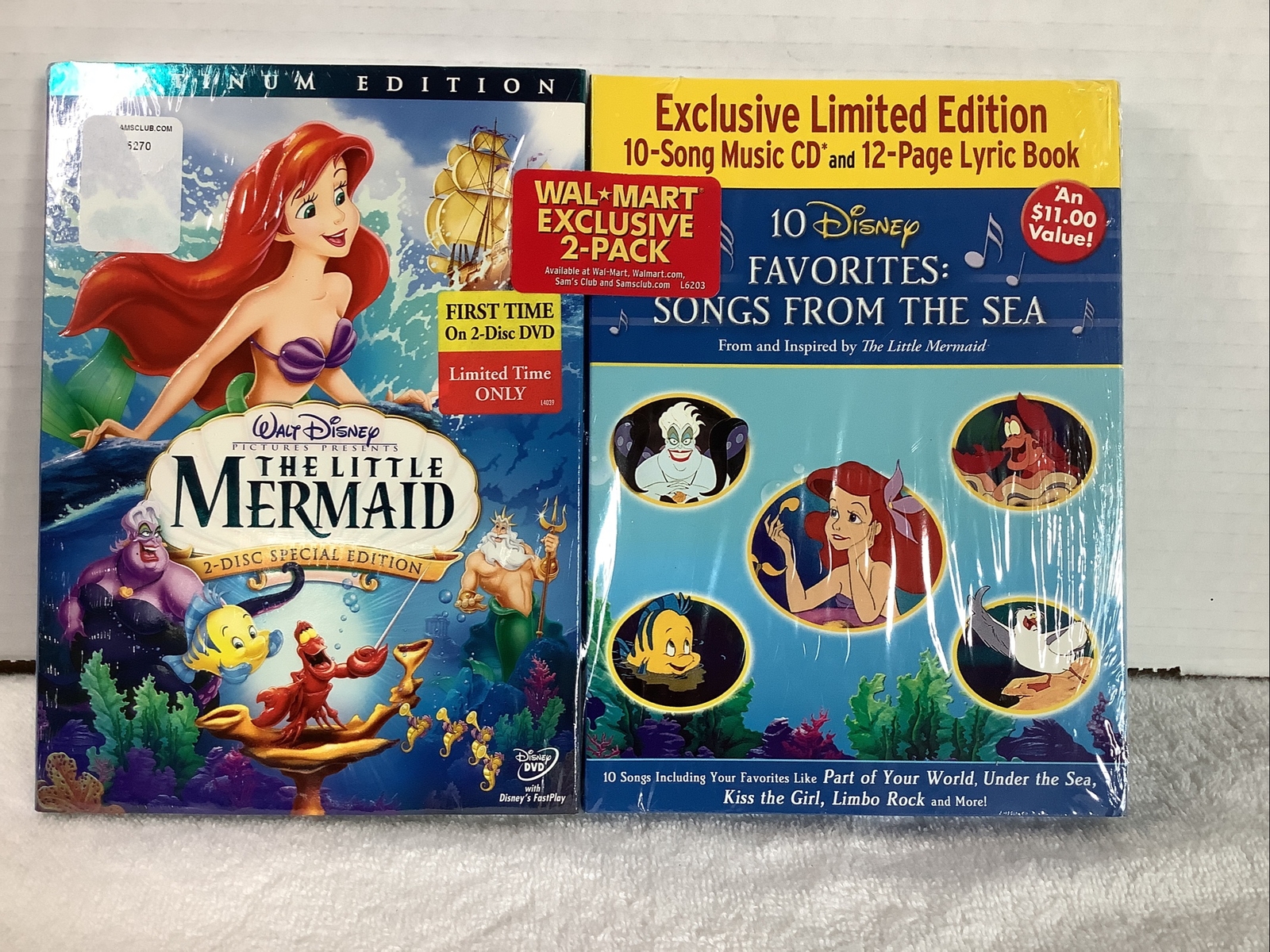 The Little Mermaid (DVD, 2006, 2Disc Set) 786936721706 eBay