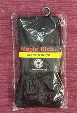 Soccer Socks Magic Kick For Kids/Youth/Junior Size Black - Colors Available