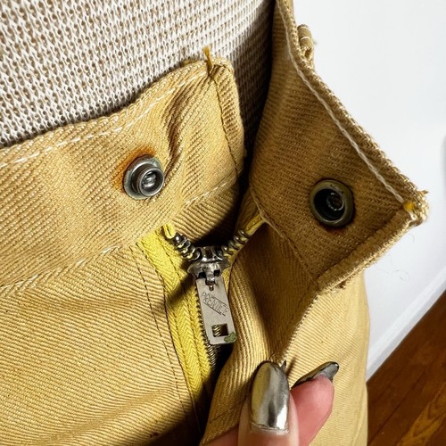 DEADSTOCK 60’s 60s Vintage Wrangler Wranglers Jeans Denim Capri Western Shorts S - Picture 3 of 10