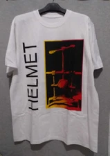 Helmet Band Music For Lovers White T-Shirt Cotton Full Size MR438