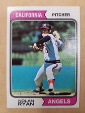 1974 Topps #20 Nolan Ryan Angels pitcher NM/Mint super clean