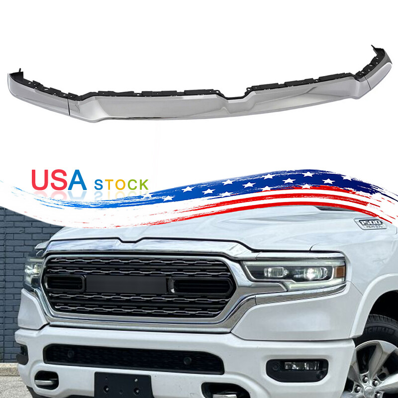 Front Bumper Grille Grill Trim Molding Replace Chrome Fits For Ram 1500 2019-24