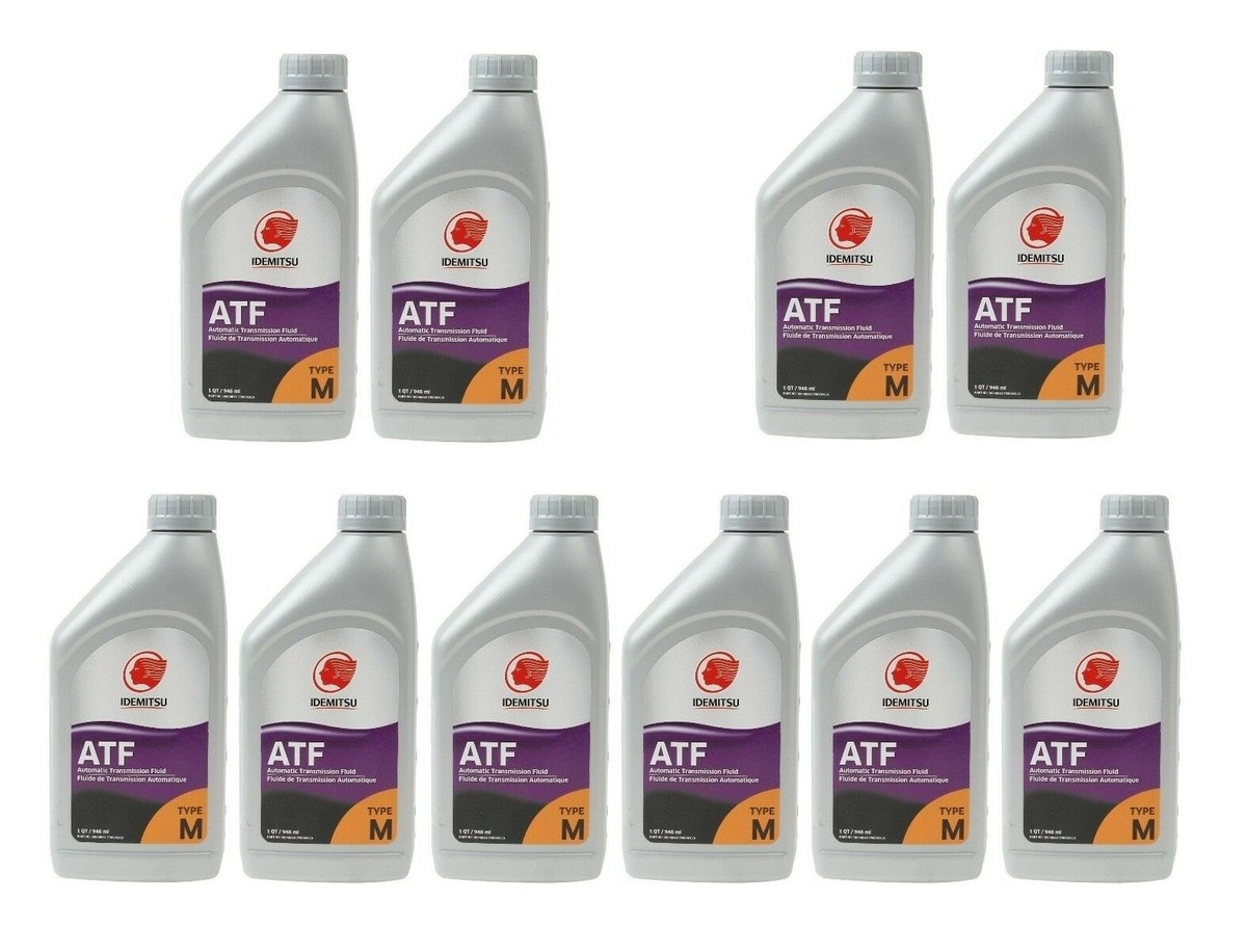 For Mazda 2 3 5 6 CX-7 Set of 10 Quart Auto Trans ATF Type M Oil
