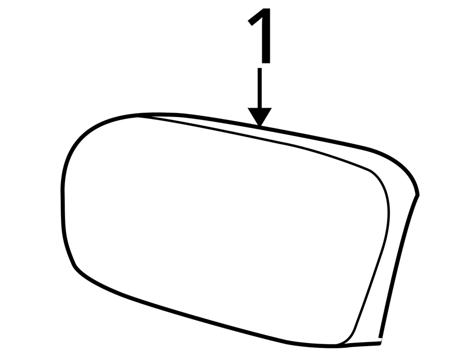 Espejo retrovisor lateral derecho Chevrolet Cavalier 1999 número de pieza 22728847 Foto 4 de 4