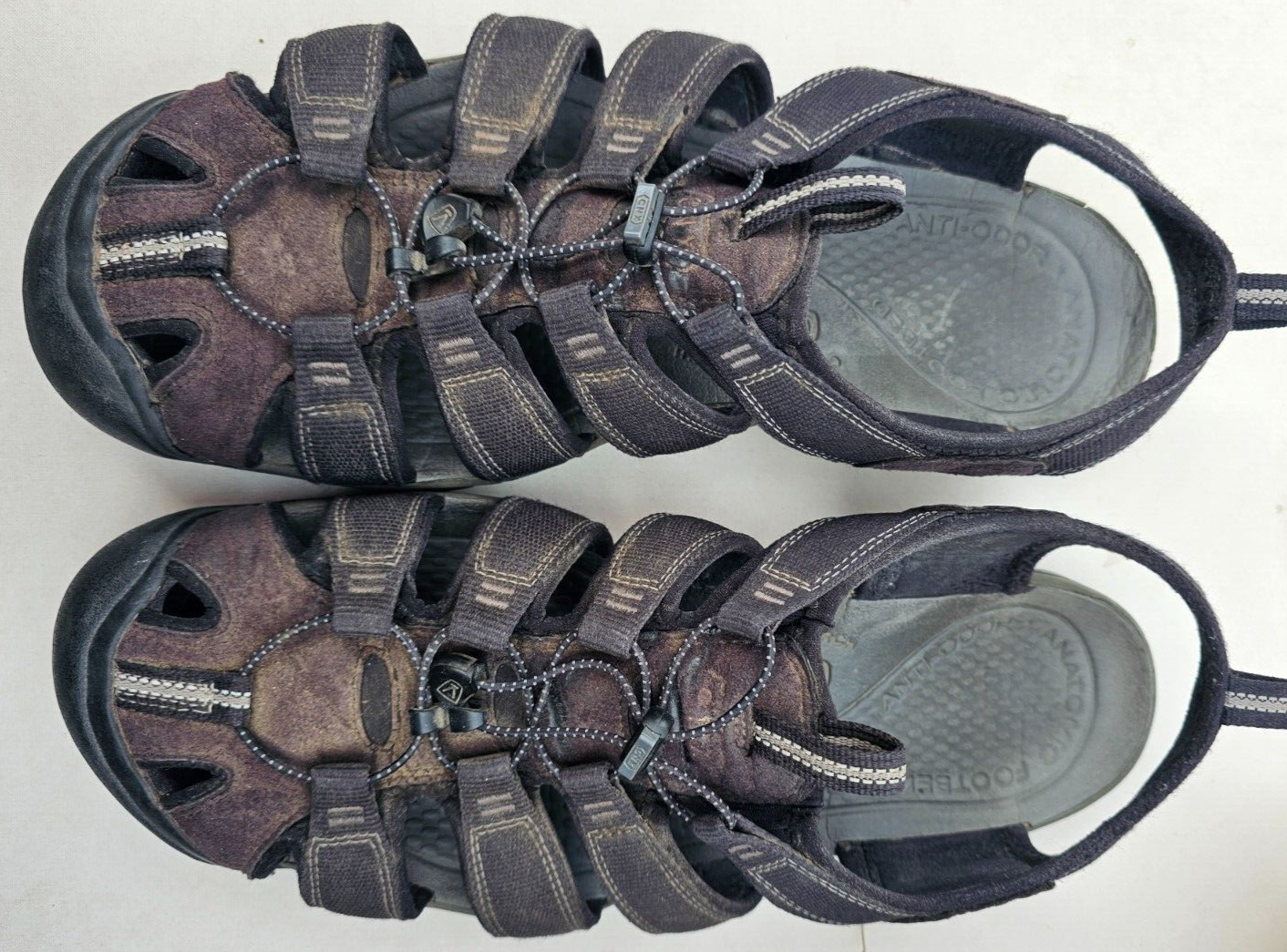 Sandali Keen uomo Contour Arch Newport H2 neri taglia 12 5