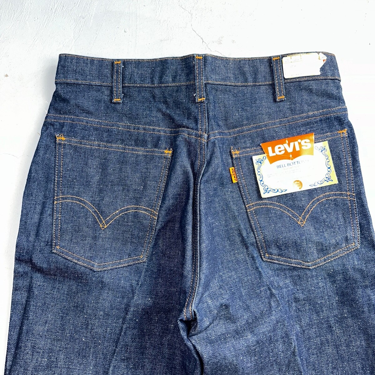 Levis 646 Deadstock 70s USA Orange Tab Bootcut Flare Bell Bottom