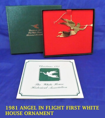1981-1989 White House Historical Association Ornament EUC COMPLETE