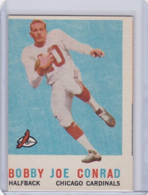 1959 Topps Football Card #173 Bobby Joe Conrad Rookie Chicago Cardinals E-EM mc